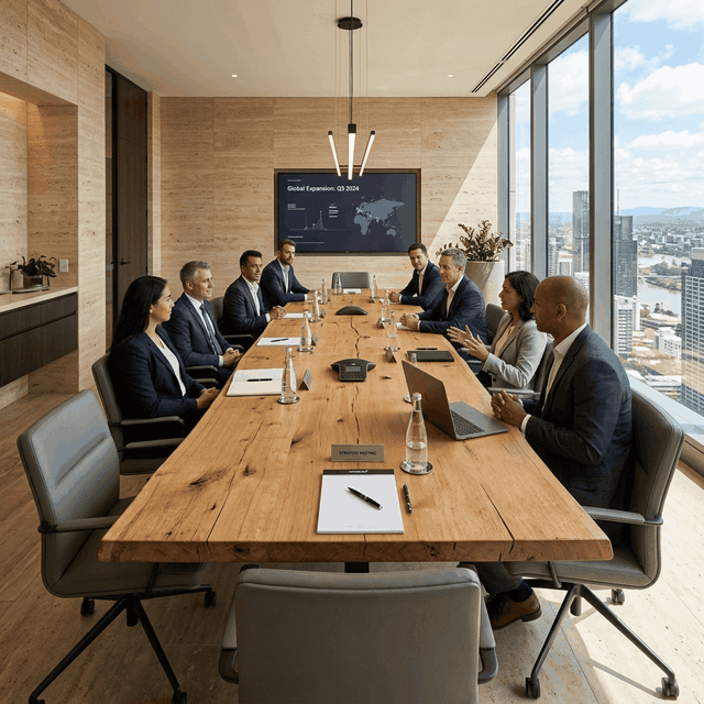 Executive strategy room